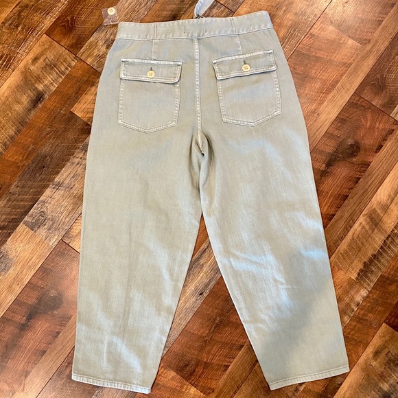 FREE PEOPLE Paloma High-Rise Slouchy Jeans Mint - Picture 11 of 13